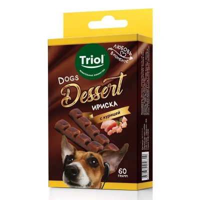 Triol 0,06кг Fun Food Ириска лакомство для собак