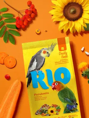 Rio 1кг корм для средних попугаев основной рацион фото