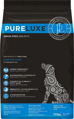 PURELUXE 18,14кг Элитное Питание для собак взрослых с индейкой (939587) фото