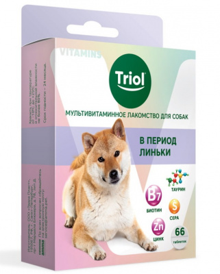Triol 0,033кг В период линьки мультивитаминное лакомство для собак
