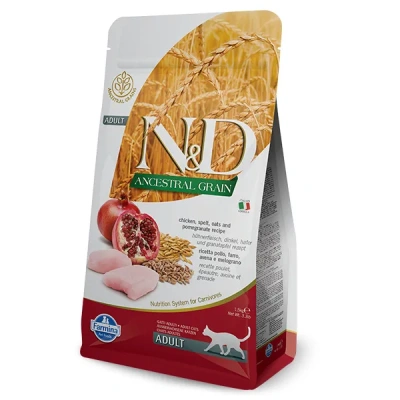 Farmina (Фармина) N&D Low Grain Cat 1,5кг низкозерновой курица и гранат сухой для кошек (4036) фото