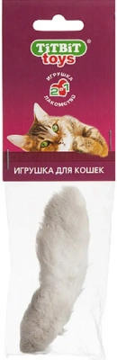 Игрушка (TiTBiT) лапка пушистая (мягкая упаковка) для кошек 