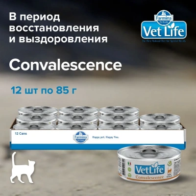Farmina (Фармина) Vet Life Cat Convalescence 0,085кг паштет (102840) фото
