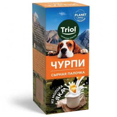 Triol 0,07кг Planet Food Сырная палочка чурпи M сухое лакомство для собак фото