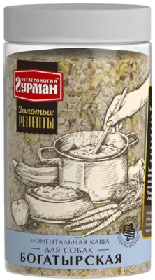 102103001 Каша для собак Четвероногий гурман "Золотые Рецепты. Богатырская", 300 г
