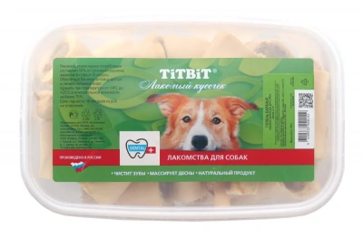 TiTBiT 3,3л лакомство голень баранья - банка пластиковая фото