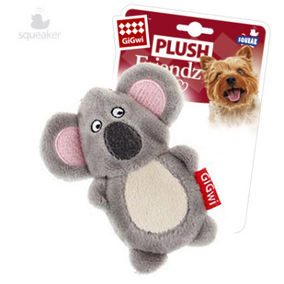 Игрушка д/собак "Коала" с пищ. 11 см, иск.мех (И-75346)