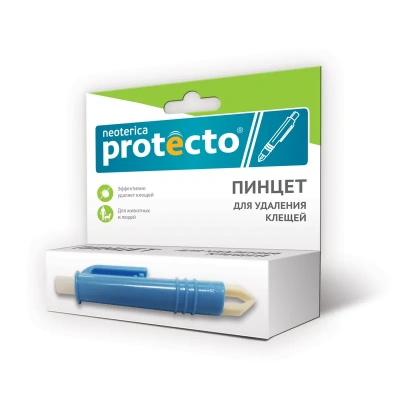 Пинцет (Protecto) для удаления клещей фото