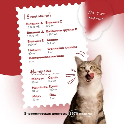 Best Dinner Cat Adult & Kitten 0,4кг говядина с картофелем сухой корм для кошек и котят с 1 мес.  фото