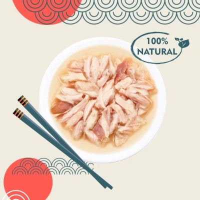 Inaba Ciao Toromi 0,08кг Куриное филе и тунец Кацуо с ширасу консервы для взрослых кошек фото