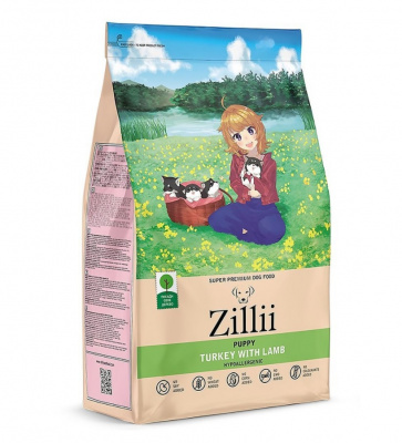 ZILLII (Зилли) Puppy 3кг индейка и ягненок сухой для щенков (350389) фото