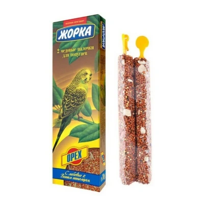 Жорка 0,07кг медовые палочки орех для попугаев (2шт)
