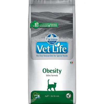 Farmina (Фармина) Vet Life Cat Obesity 10кг для кошек страдающих ожирением фото