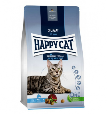 Happy Cat Culinary 4кг ручьевая форель сухой для кошек (140354)