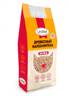 Наполнитель (UniPet) 6л древесный наполнитель премиум класса для кошек