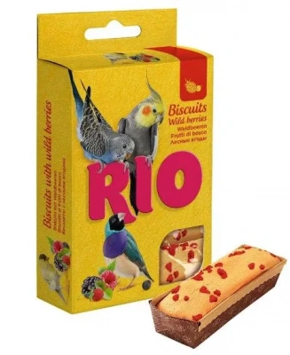 Rio 0,035кг бисквиты для птиц с лесными ягодами (5шт)  фото