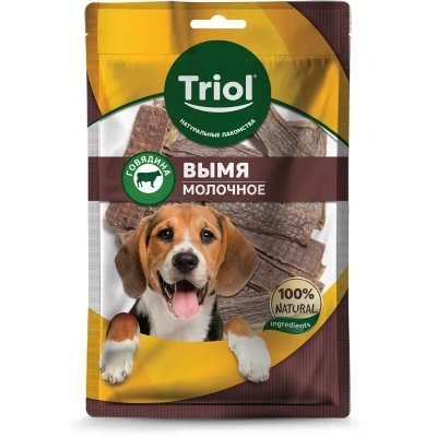Triol 0,05кг вымя говяжье молочное для собак