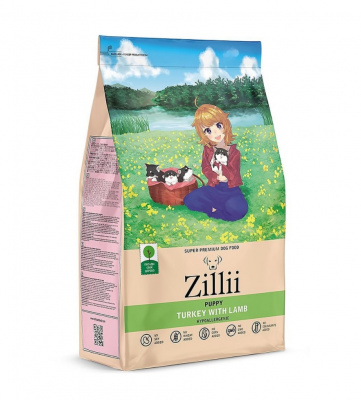 ZILLII (Зилли) Puppy 0,8кг индейка и ягненок сухой для щенков (350372) фото
