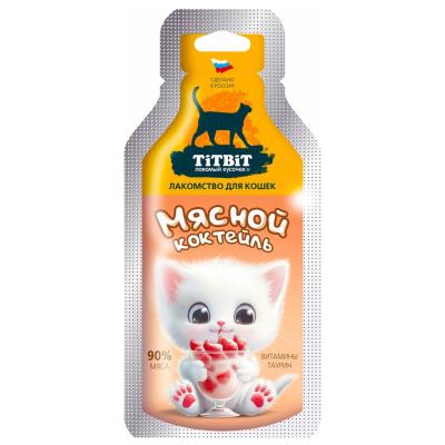 TiTBiT 0,015кг Мясной коктейль лакомство для кошек  фото