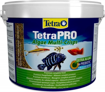 Tetra Pro Algae Multi Crisp 10л корм чипсы со спирулиной для рыб фото