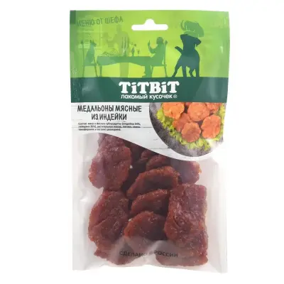 TiTBiT 0,08кг Меню от Шефа медальоны мясные из говядины