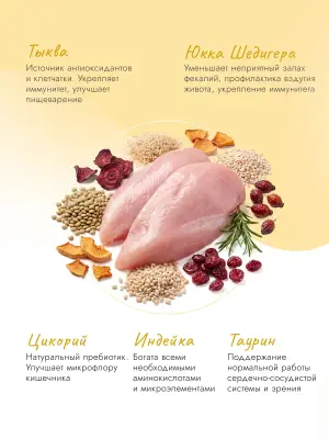 Best Dinner Cat Adult Sensible Hairball 10кг индейка с тыквой для выведения шерсти сухой для кошек (553367) фото