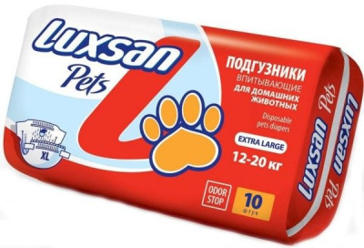 Подгузники (Luxsan) Premium для животных Xlarge 12-20кг №10 (12) фото