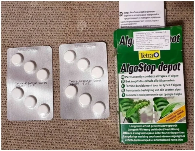 Средство (Tetra) Algo Stop deport против водорослей длительного действия, 12 таб. фото