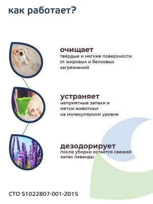 Лайна - МС 0,75л дезинфицирующее средство для животных (ЛАВАНДА) фото