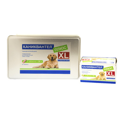 Каниквантел плюс ХL: антигельминтик, 60таб (ЛИЦЕНЗИЯ) фото