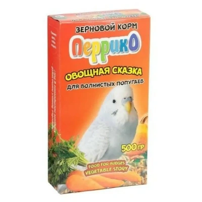 Перрико 0,5кг Зерновой корм для волнистых попугаев Овощная сказка фото