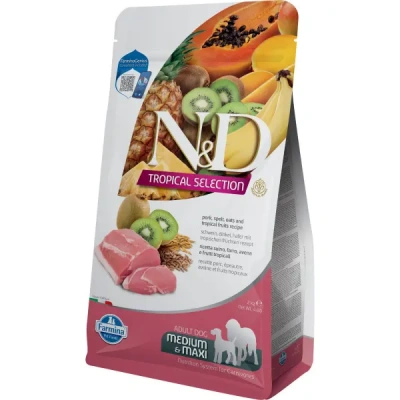 Farmina (Фармина) N&D Tropical Selection Dog 2кг свинина для взрослых собак медиум и макси