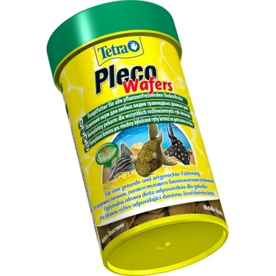Tetra Pleco Veggie Wafers 0,1л корм пластинки, для травоядных сомов фото