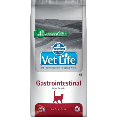 Farmina (Фармина) Vet Life Cat Gastrointestinal 5кг ЖКТ заболевания сухой для кошек (5068) фото