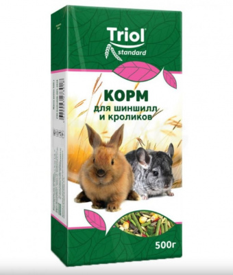 Triol Standard 0,5кг корм для шиншилл и кроликов фото
