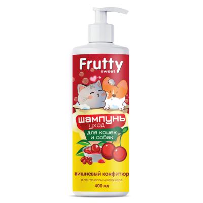 Frutty Шампунь для собак и кошек вишневый конфитюр, 400мл фото