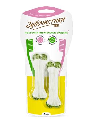 Зубочистики 0,07кг косточки (2шт) жевательные средние (76050311) фото