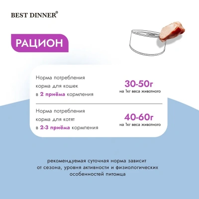 Best Dinner Vet Profi Urinary Exclusive 0,1кг цыпленок с телятиной и клюквой консервы для кошек (264034) фото