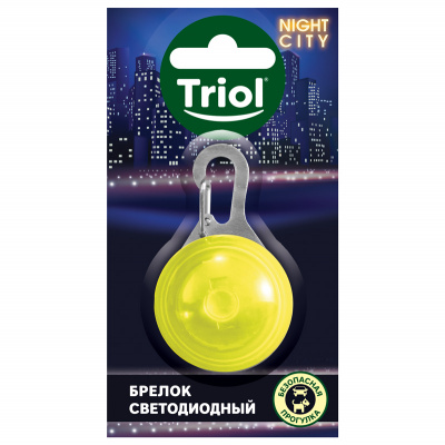 Брелок (Triol) LD01 светодиодный, пластиковый 55x35мм фото