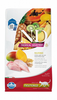 Farmina (Фармина) N&D Tropical Selection Cat 0,3кг курица для стерилизованных и кастрированных кошек (042194) фото