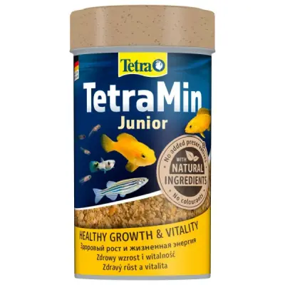 Tetra Min Junior 0.100л мелкие хлопья д/мальков от 1см