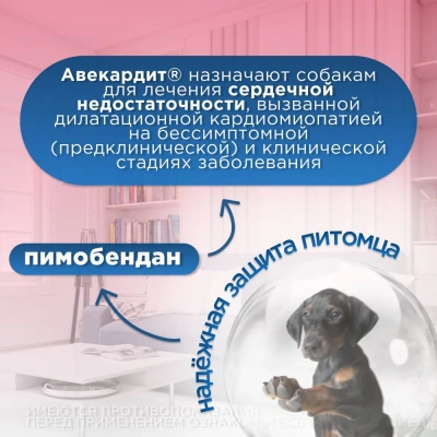 Авекардит 5мг для средних собак, 28 табл. (ЛИЦЕНЗИЯ) фото