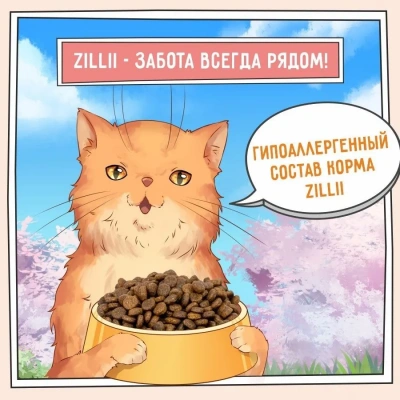 ZILLII (Зилли) Cat Adult Indoor 10кг индейка и ягненок сухой для домашних кошек (350662) фото