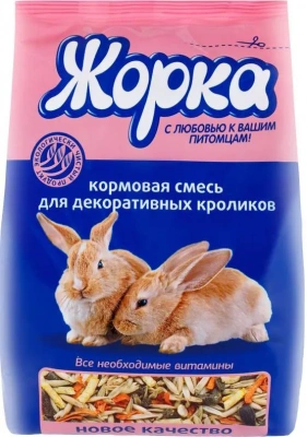 Жорка 0,4кг корм для декоративных кроликов (пакет) фото