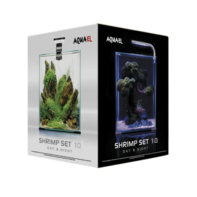 Аквариум (AQUAEL) Shrimp Set Smart Led Day&Night белый 10л (20*20*25) набор для креветок фото