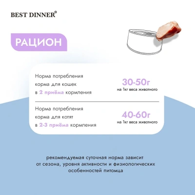 Best Dinner Vet Profi Urinary Exclusive 0,1кг утка с клюквой консервы для кошек (263532) фото