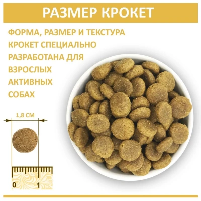 Родные корма 2,045кг (5 фунтов) сухой корм для собак с высокой активностью (537857) фото