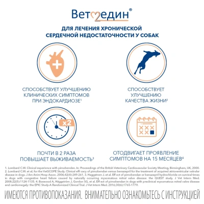 Ветмедин (Merial) S 5мг 50таб (ЛИЦЕНЗИЯ) фото