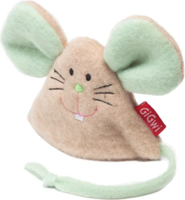 Игрушка (GiGwi) 75041 Мышка с кошачьей мятой для кошек фото