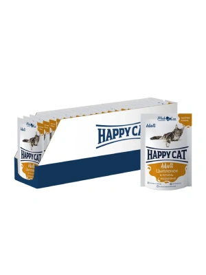 Happy Cat 0,1кг курочка кусочки и ломтики в яичном соусе для кошек (400720) фото